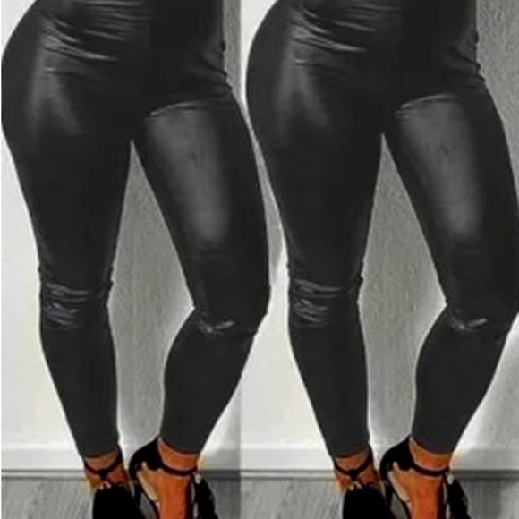 Black Matte Leggings - Picture 1 of 1